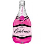 15832Q  粉紅香檳酒樽氣球 