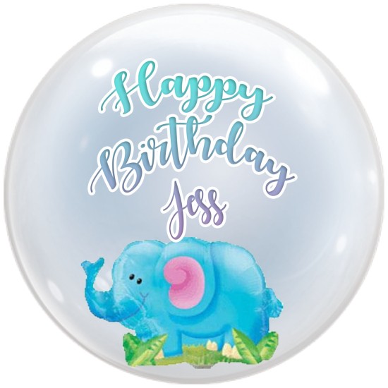 14312   24吋大象動物水晶氣球