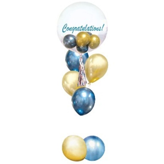 COM018 公司Logo 水晶氣球束