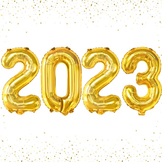 NYSETC   新年金色數字氣球2023