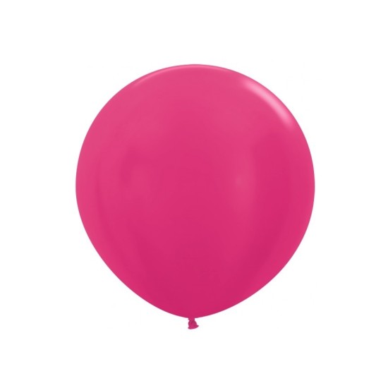 P30     36吋紫紅色圓形大乳膠氣球