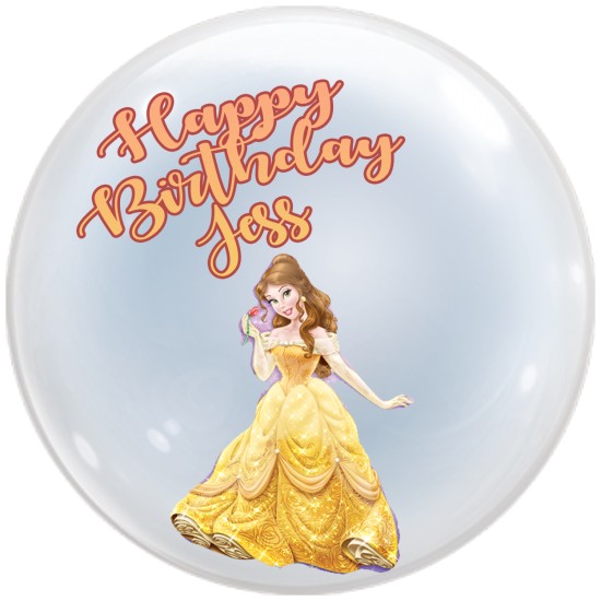 28478 24" 迪士尼貝兒公主水晶氣球