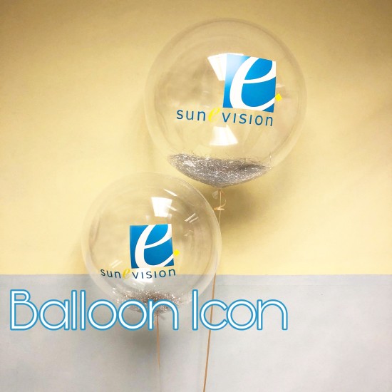 COM012   公司LOGO水晶氣球束