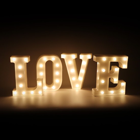 LEDlight       LOVE字母燈(4個字)