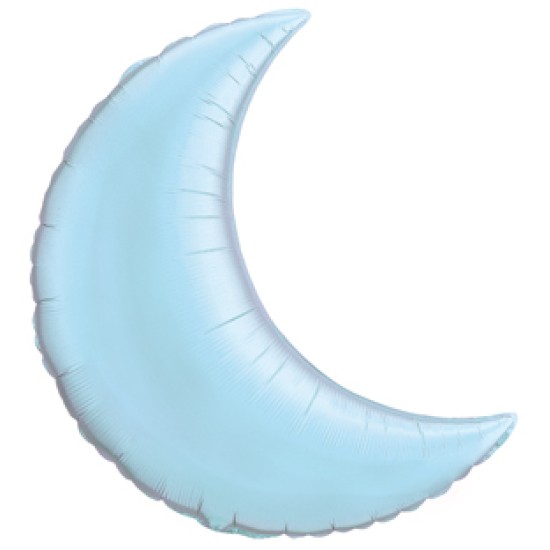 16352    26吋粉藍色月亮大鋁膜氣球