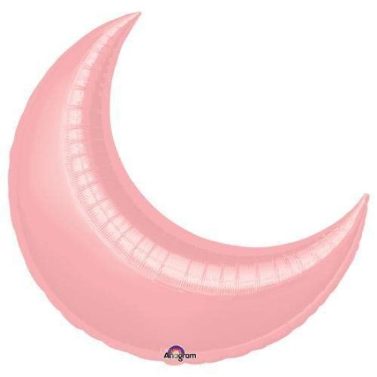 16460    26吋粉紅色月亮大鋁膜氣球