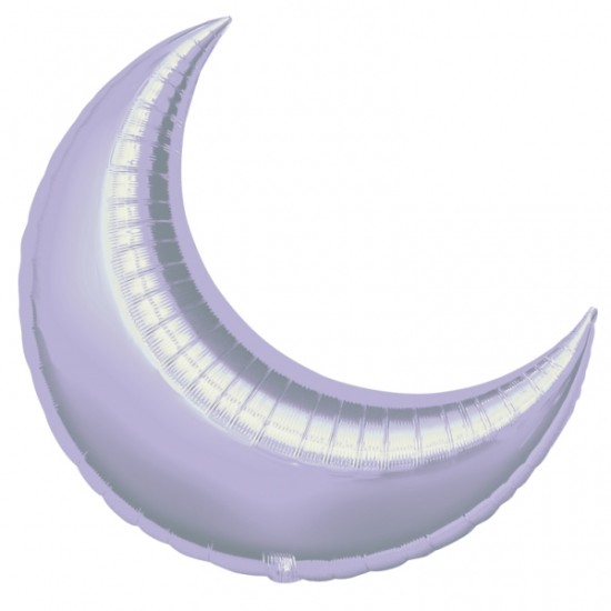 16658    26吋粉紫色月亮大鋁膜氣球