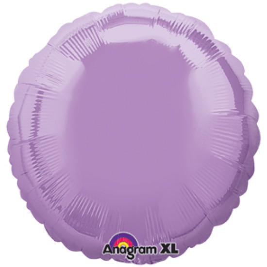 22426     18吋珍珠粉紫色圓形鋁膜氣球
