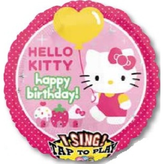 25885     Hello Kitty唱歌大鋁膜氣球