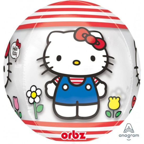 34703   18吋Hello Kitty 4D立體球狀大鋁膜氣球
