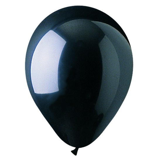 912152     11吋黑色橡膠氣球