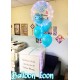 SB02B  60CM LED水晶氣球禮盒 (連4個升氣球)