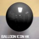 水晶氣球- 黑色