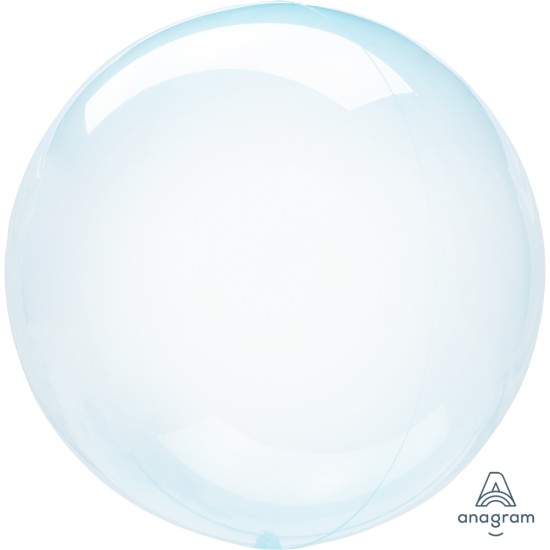 82847    18吋粉藍色透明水晶氣球