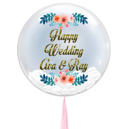 W001 婚禮水晶氣球