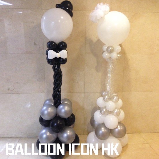 C000023 婚禮氣球柱