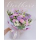 FM003 母親節氣球束+  粉紫 • 粉紅 鮮花束
