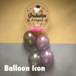 畢業水晶氣球束