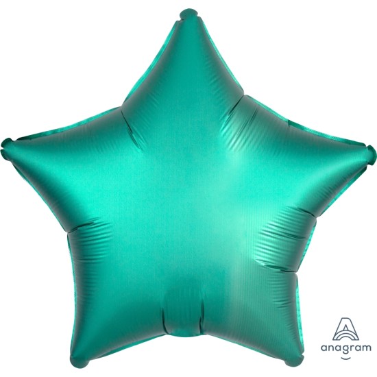 36800	18吋Satin Luxe™啞色系翠綠色星星鋁膜氣球