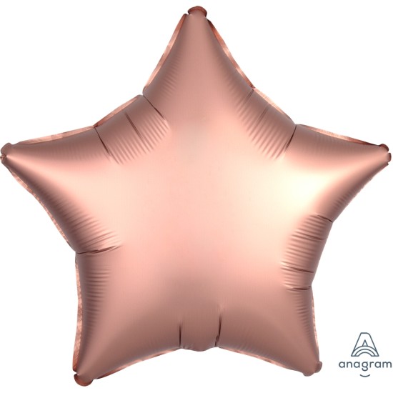36826	18吋Satin Luxe™冰玫瑰色星星鋁膜氣球