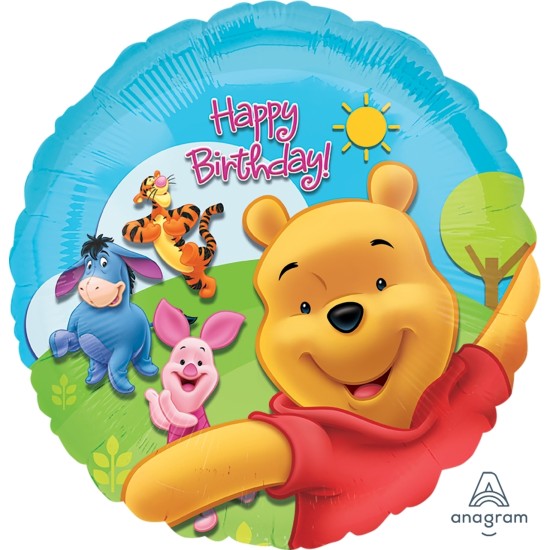 15749    18" Pooh & Friends Sunny Birthday 小熊維尼生日氣球