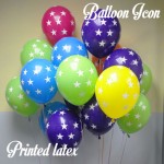 11"圖案花紋印刷乳膠氣球