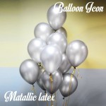 11" 金屬色乳膠氣球