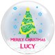 T040 Christmas Tree Bubble Template 