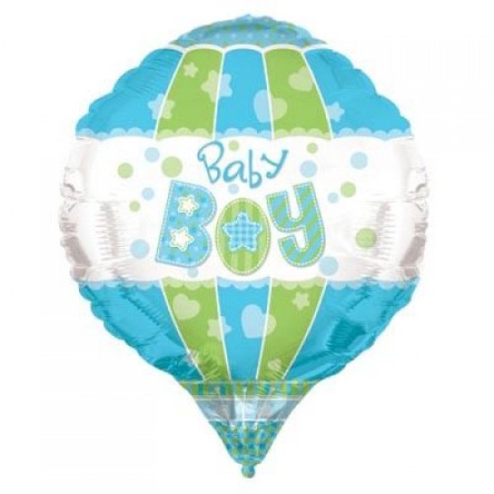 19222	28" Baby Boy Aerostatic 3D Balloon 寶寶立體大熱氣球（男仔）