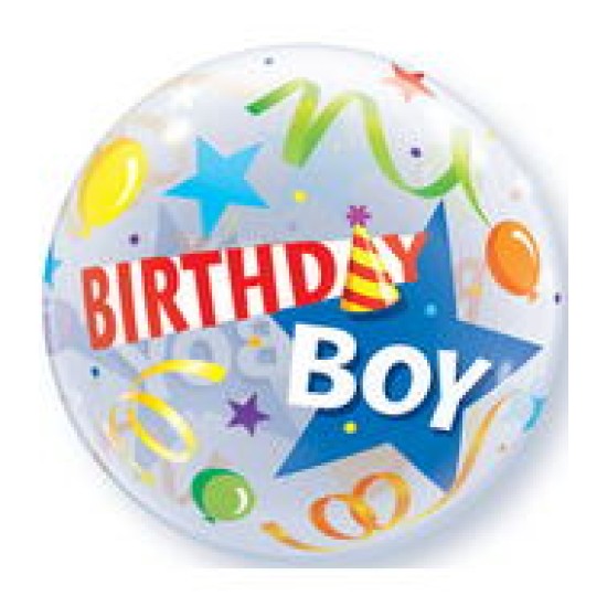 27510   22吋生日男孩派對特色水晶氣球