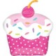 29305	28" Cupcake Party Mylar Balloon 