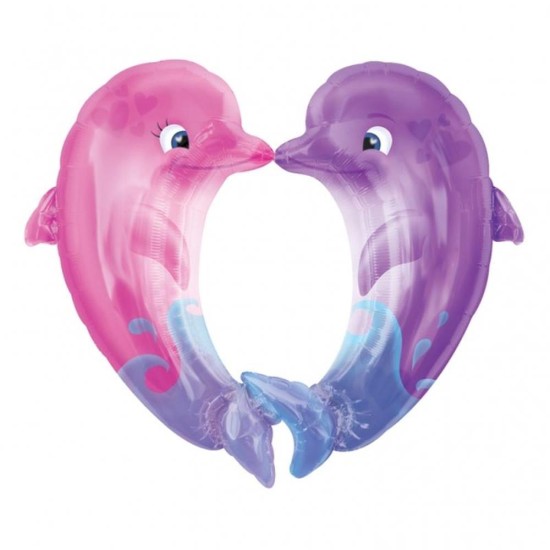 11834     34" Kissing Dolphins