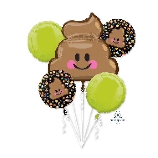 36516	Bouquet LOL Emoticon Balloon Poop 