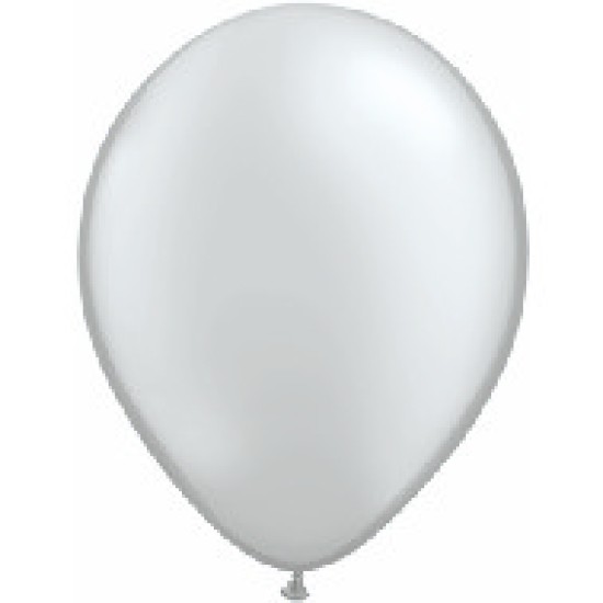 43794    11吋Qualatex 珍珠銀色乳膠氣球