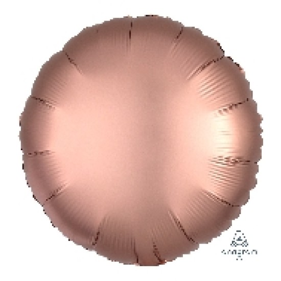 36824	18吋Satin Luxe™冰玫瑰色圓形鋁膜氣球