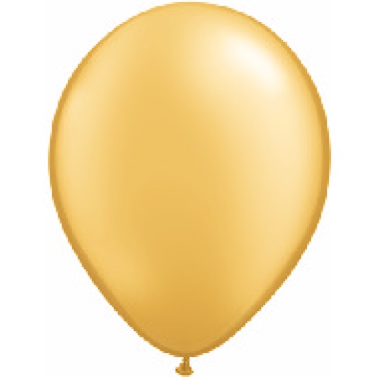 43868 16" Qualatex Latex Balloons GOLD