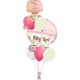 19612       22吋女鞋子寶寶生日百日宴鋁膜氣球