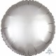 36805   18吋Satin Luxe™ 啞色系銀色圓形鋁膜氣球