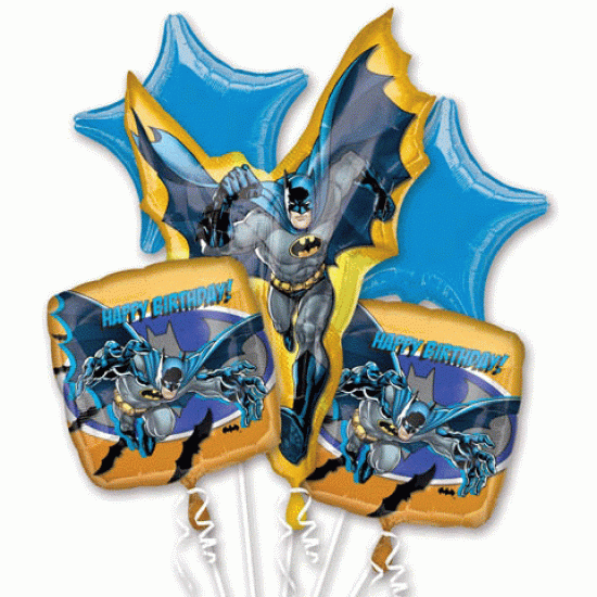 18661 蝙蝠俠生日氣球束 (可另加$55配自訂訊息)