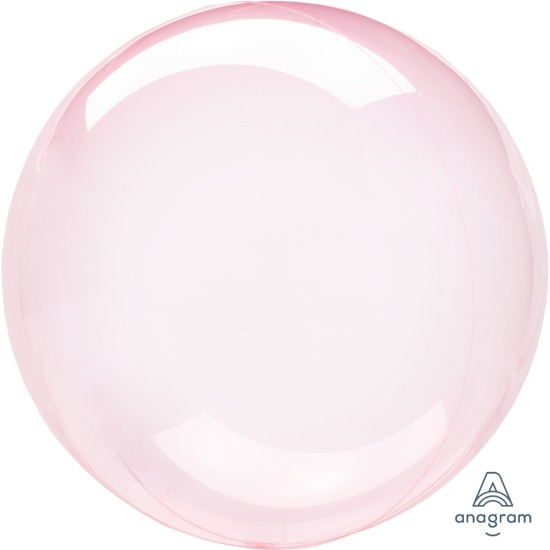 82848    18吋深粉紅色透明水晶氣球