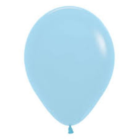 912575	  11吋馬卡龍粉藍色橡膠氣球