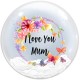 MB004 媽媽我愛你蝴蝶花母親節彩印水晶氣球