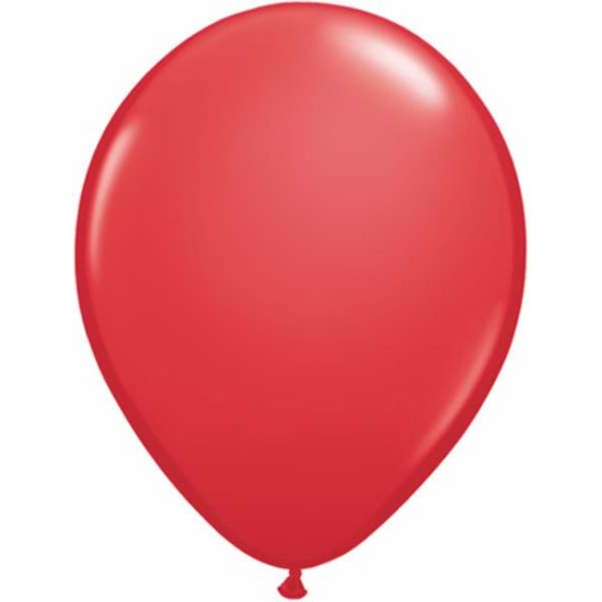 43897 16" Qualatex Latex Balloons RED 
