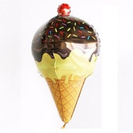 35255	33" Multi-Sided Sprinkles Ice Cream Cone Balloon