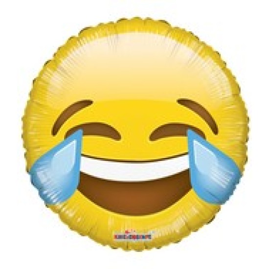 35361	18" Smiley Laugh Balloon Emoji 