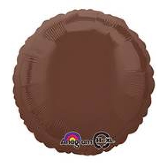 23003  18" Chocolate Brown Circle 