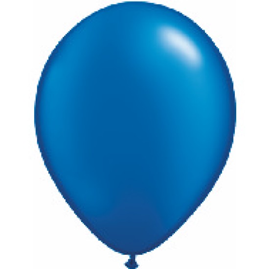 43786	11" Qualatex Latex Balloons Pearl SAPPHIRE