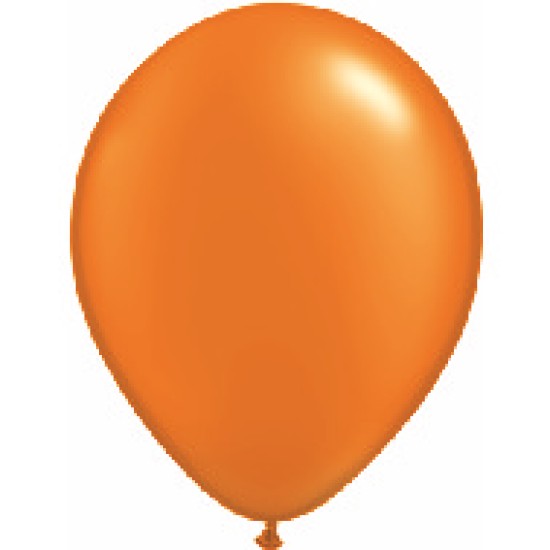 48959 11" Qualatex Latex Balloons Pearl MANDARIN 橘子色珠光橡膠氣球