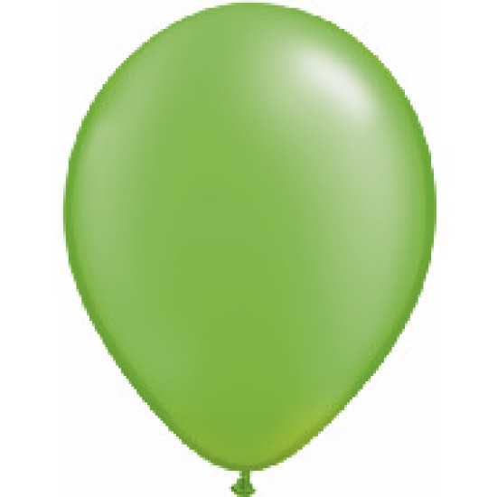 49957	11" Qualatex Latex Balloons Pearl LIME GREEN