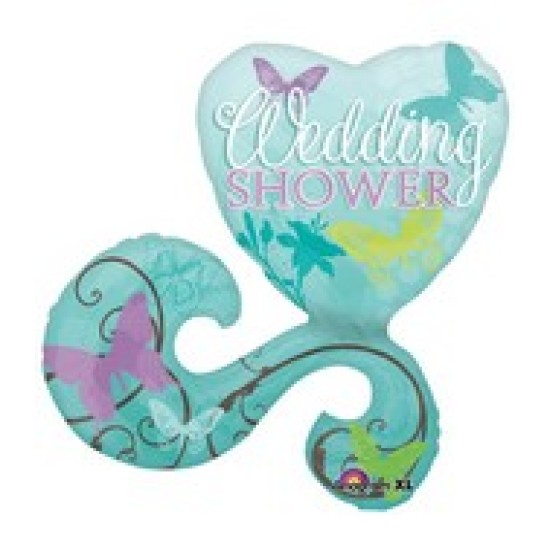 24551	29" Wedding Shower Butterflies SuperShape 